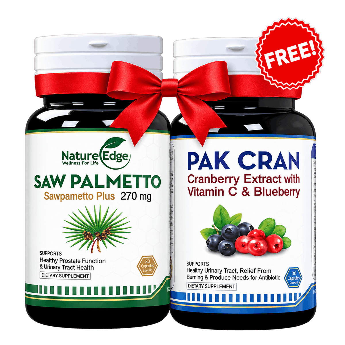 Buy Saw Palmetto & Get Pak Cran Tablet Free