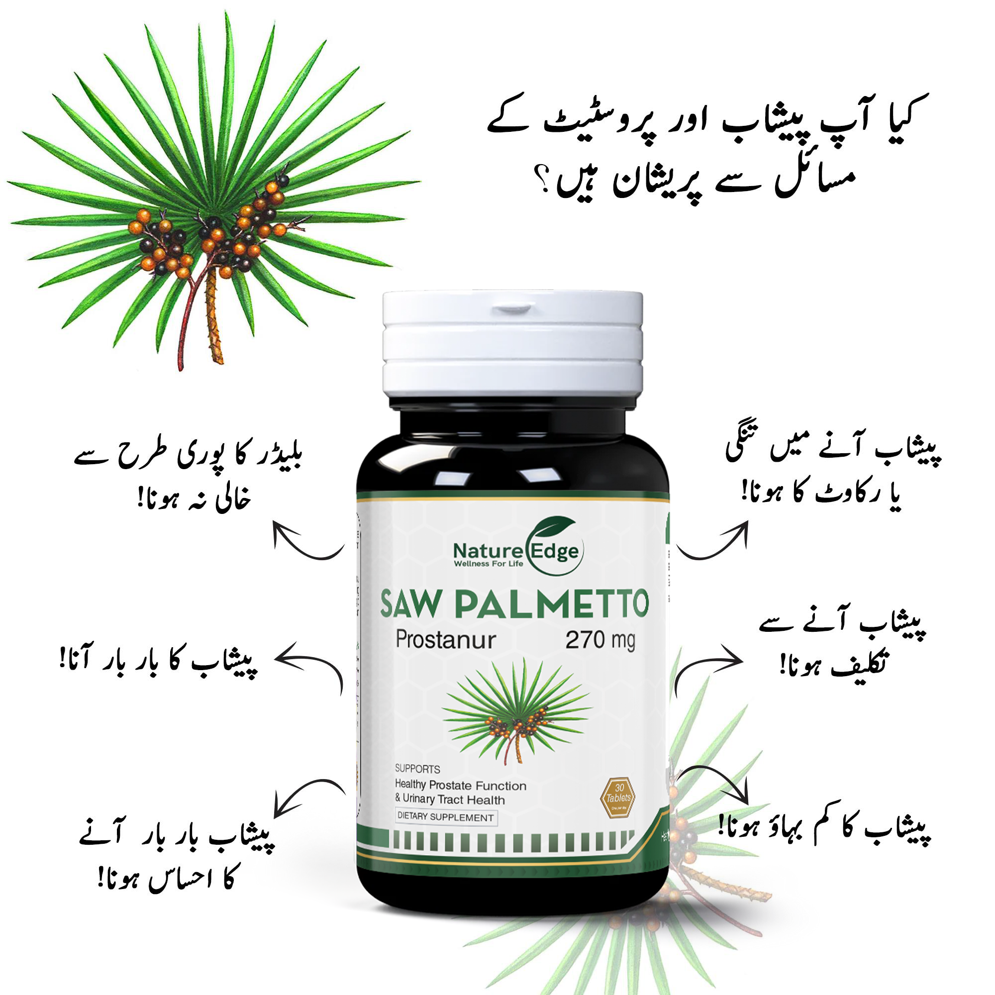 Buy Saw Palmetto & Get Pak Cran Tablet Free